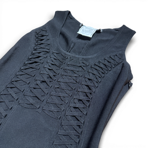 Christian Dior SS02 by John Galliano Laced Black Dress