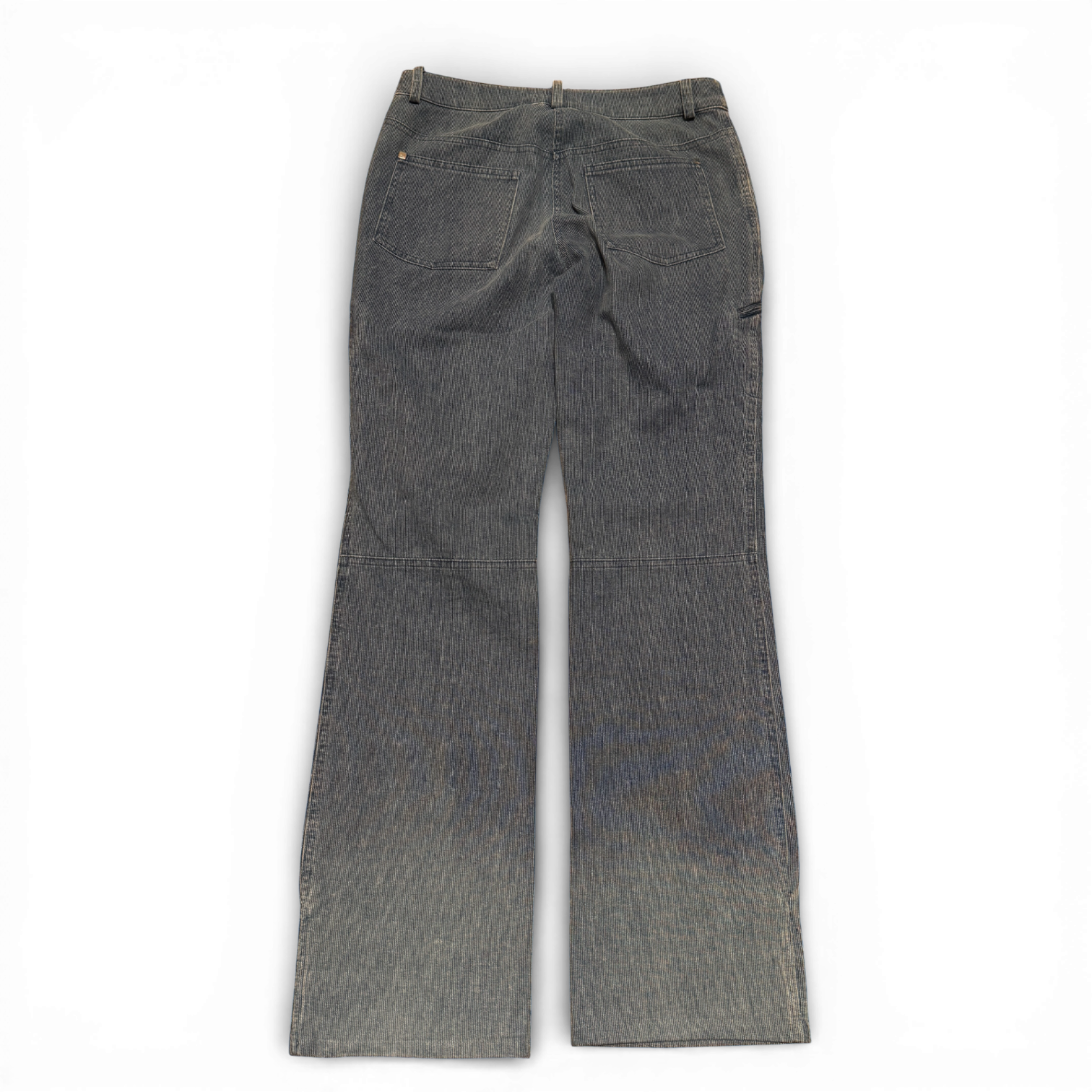 Christian Dior SS04 Blue Moto Biker Set Pants