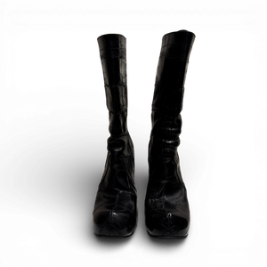 Rick Owens FW12 Mountain Croc Leather Boots