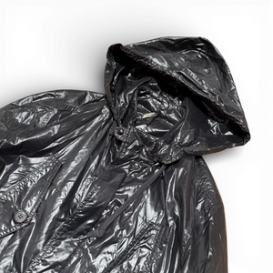 Dior Homme SS09 Shiny Black Nylon Coat