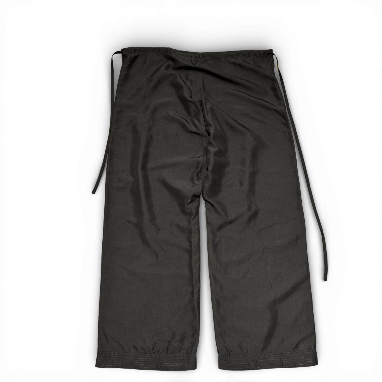 Gucci SS01 by Tom Ford Black Karate Silk Pants