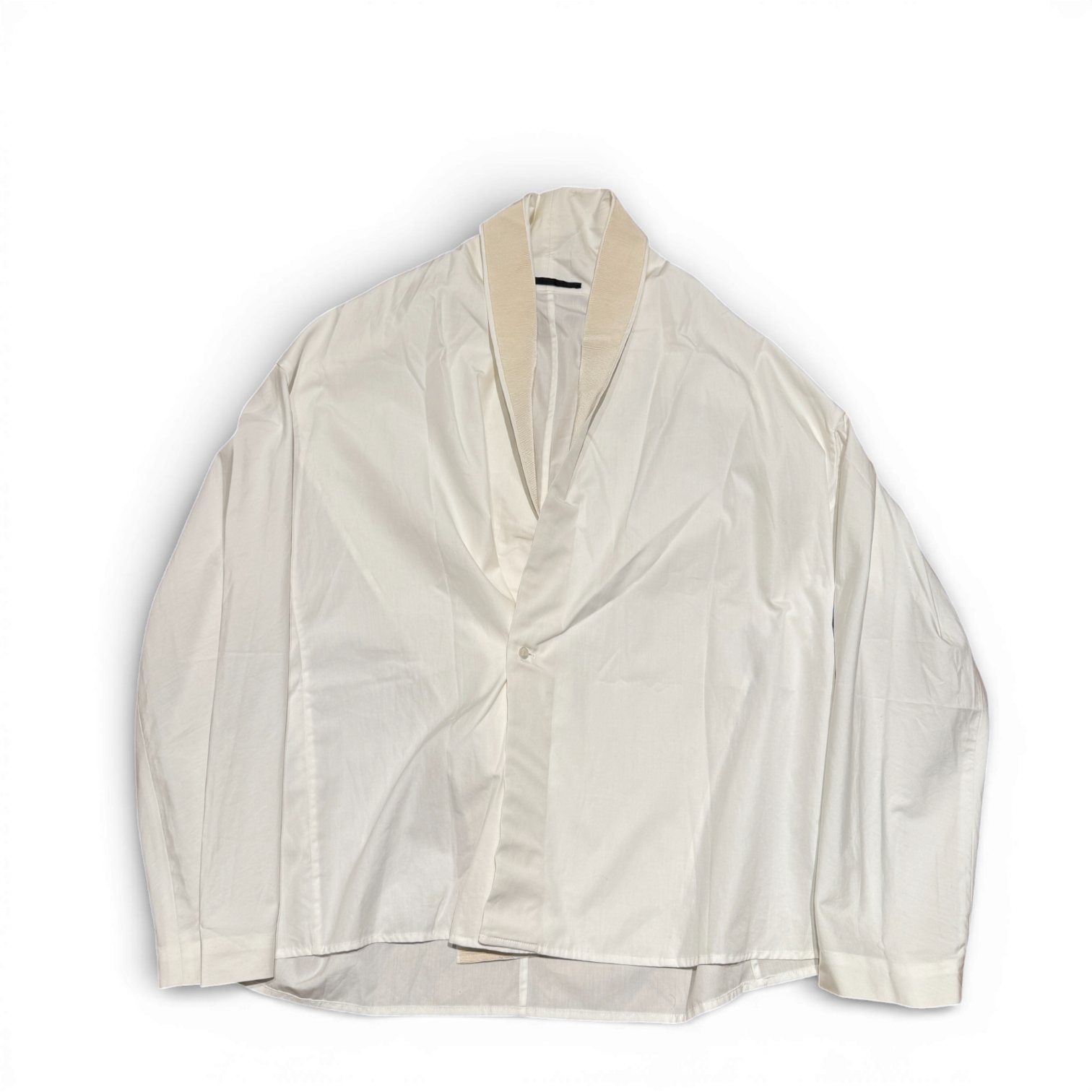 Haider Ackermann SS15 White Kimono Shirt