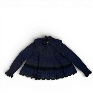 Jean Paul Gaultier 90s Patchwork Distressed Knit