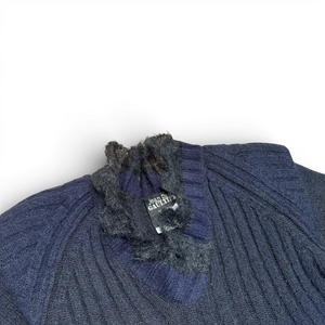 Jean Paul Gaultier 90s Patchwork Distressed Knit
