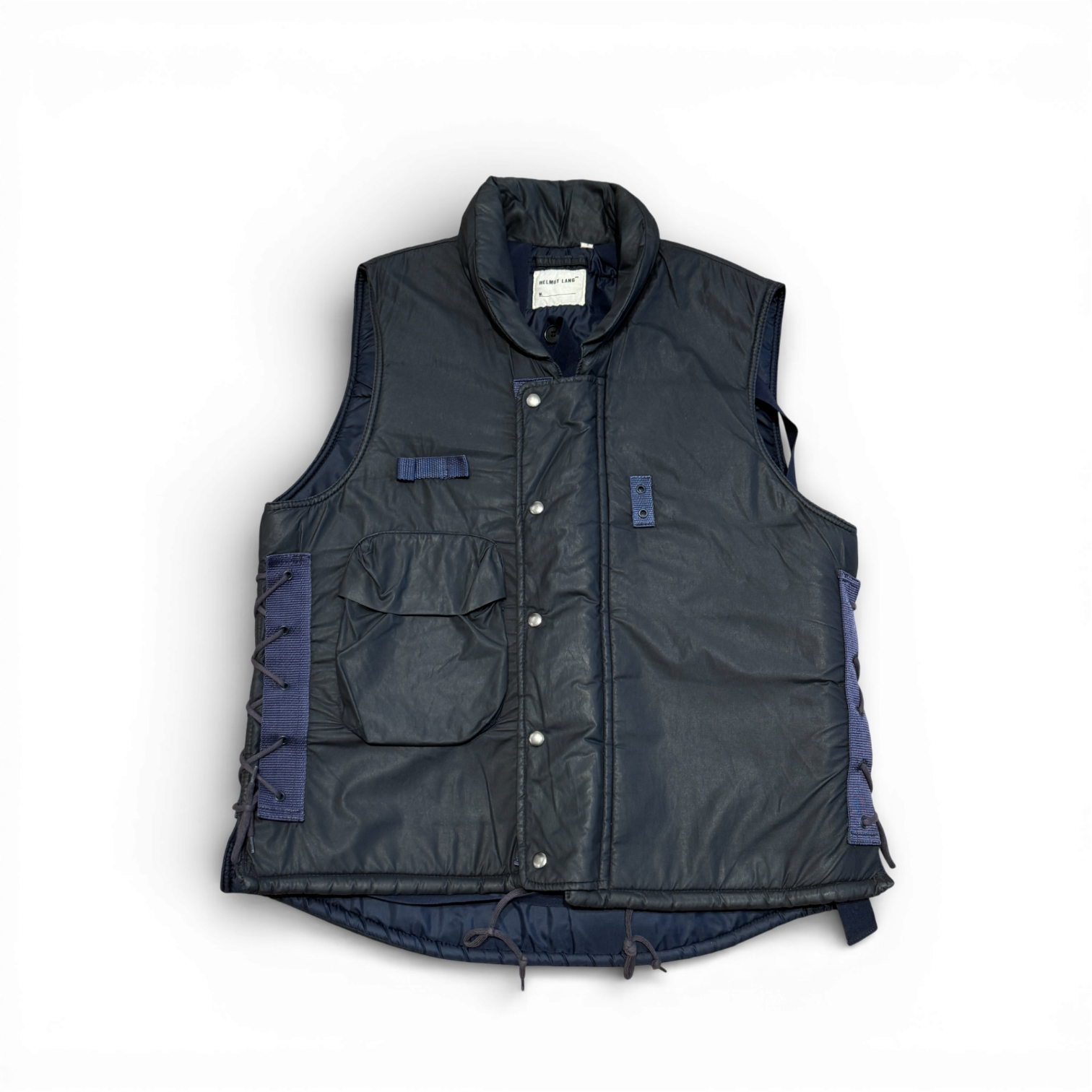 Helmut Lang AW1999 Flak Down Filled Laced Vest