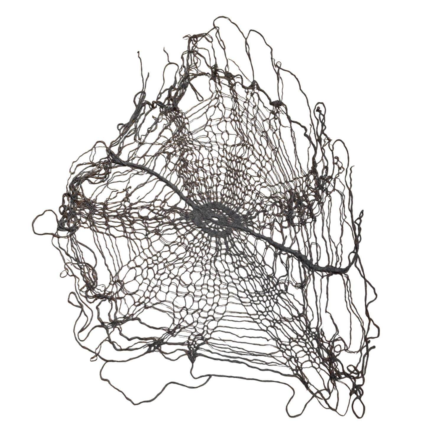 Maison Martin Margiela FW93 Spider Web Hand Knit Blanket Cardigan