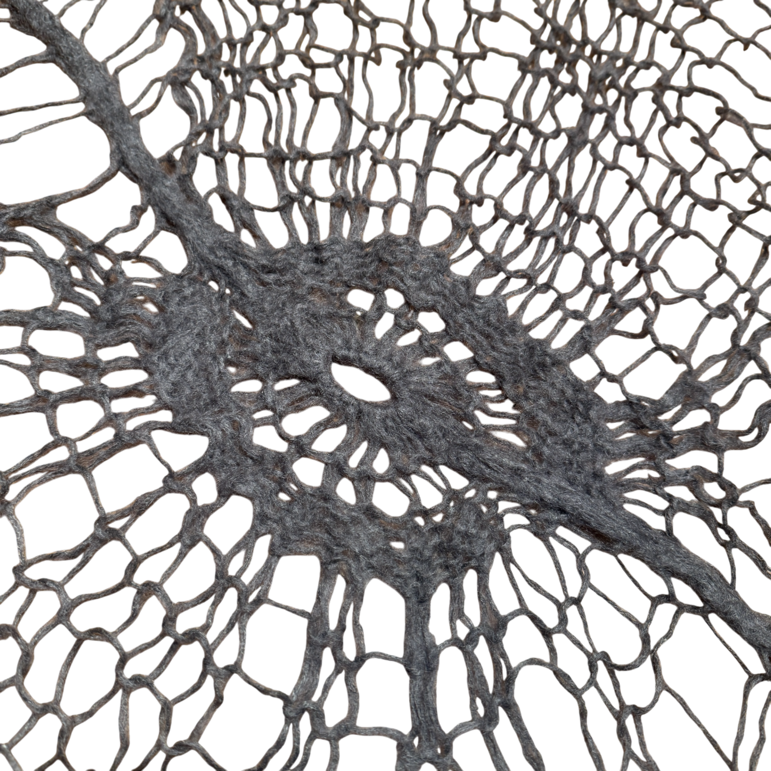 Maison Martin Margiela FW93 Spider Web Hand Knit Blanket Cardigan