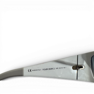 Christian Dior 2000s by John Galliano Your Dior 2 Logo Sunglasses