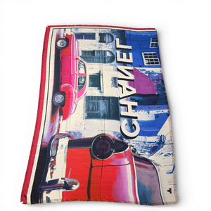 Chanel Resort 2017 Cuba Silk Scarf