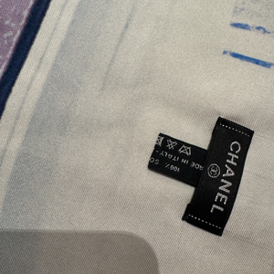 Chanel Resort 2017 Cuba Silk Scarf