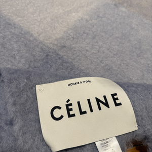 Celine AW17 by Phoebe Philo Plaid Mohair Blanket