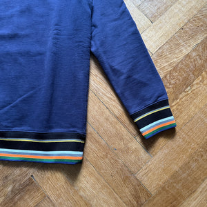 Raf Simons Sterling Ruby Navy Terry Crewneck Sweater