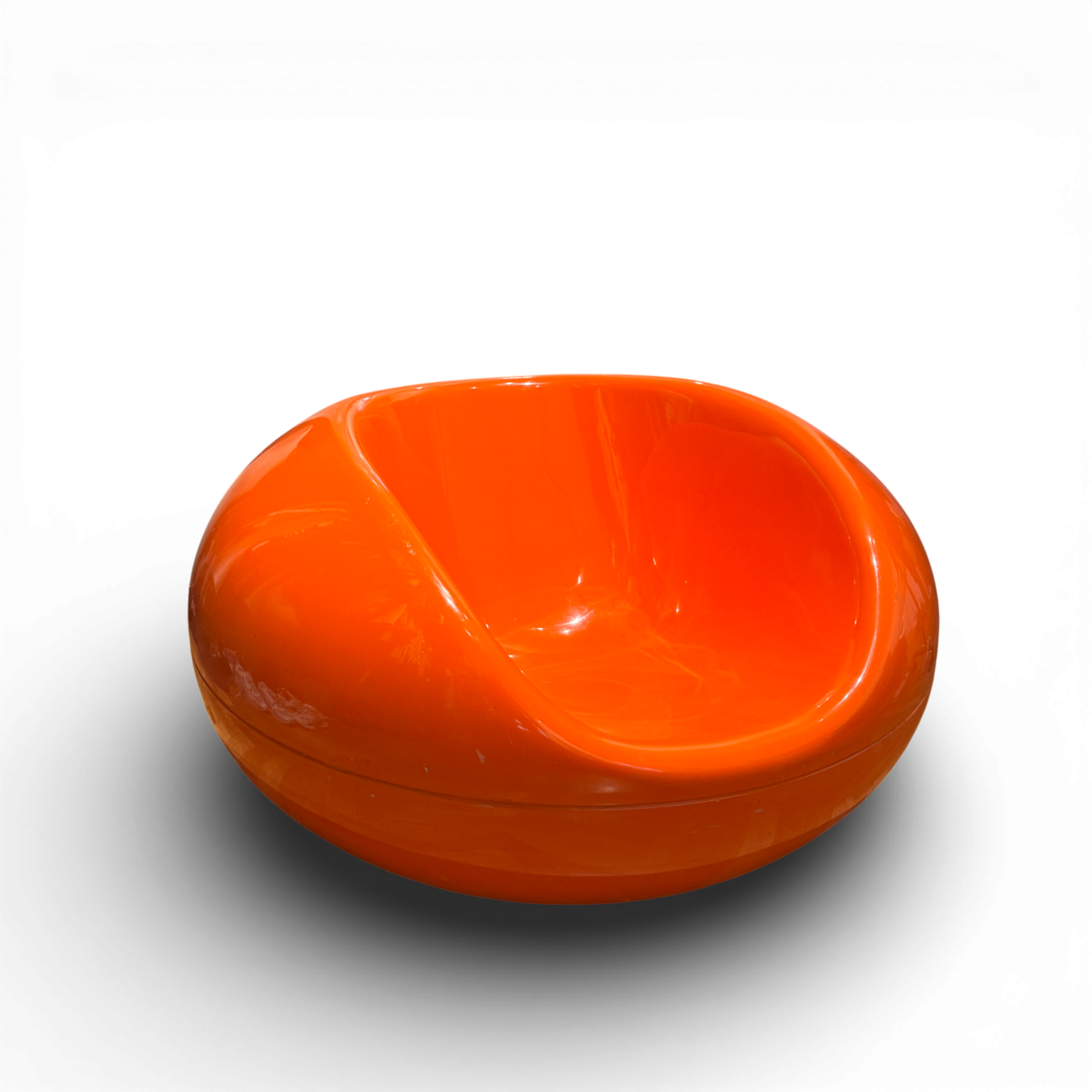 Eero Aarnio for Adelta Orange Pastil Chair 1967