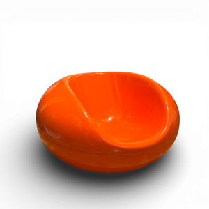 Eero Aarnio for Adelta Orange Pastil Chair 1967