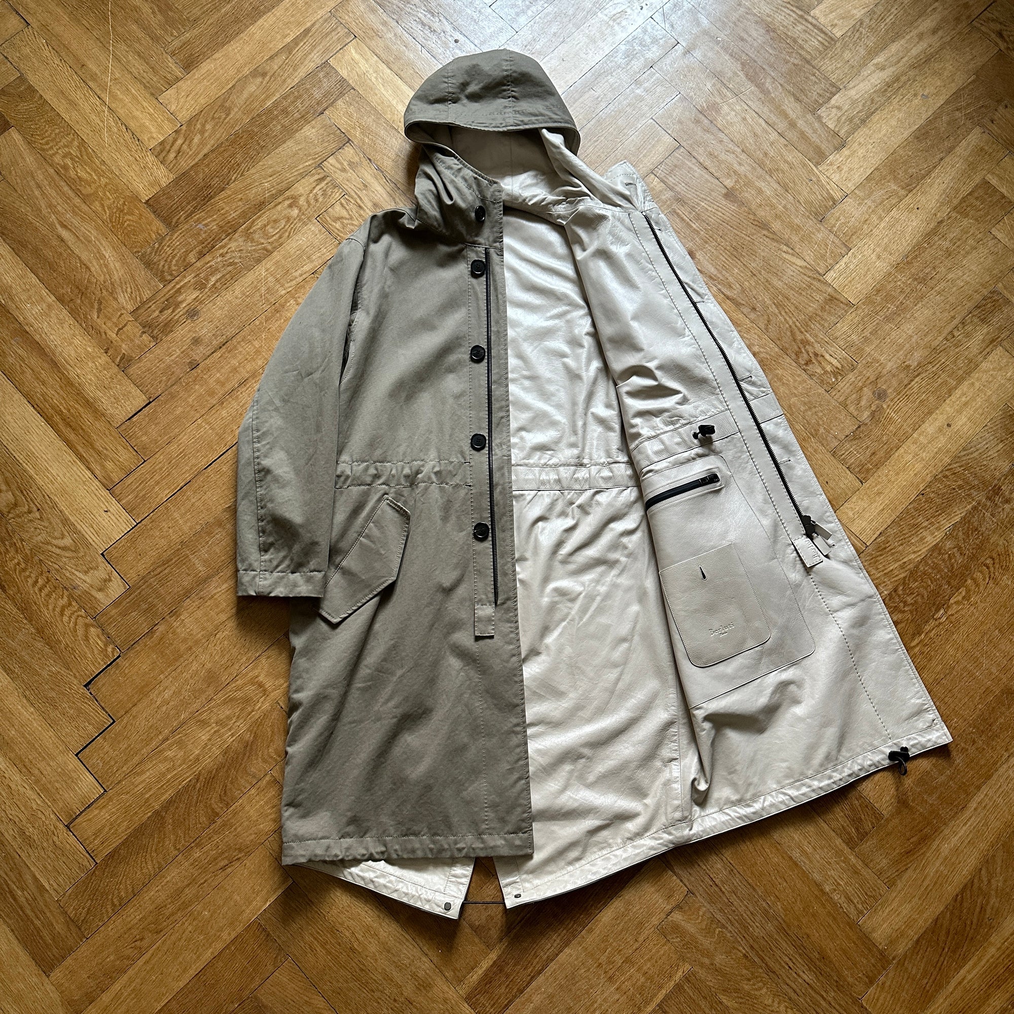 Berluti by Haider Ackermann SS18 Leather Lined Parka Sample