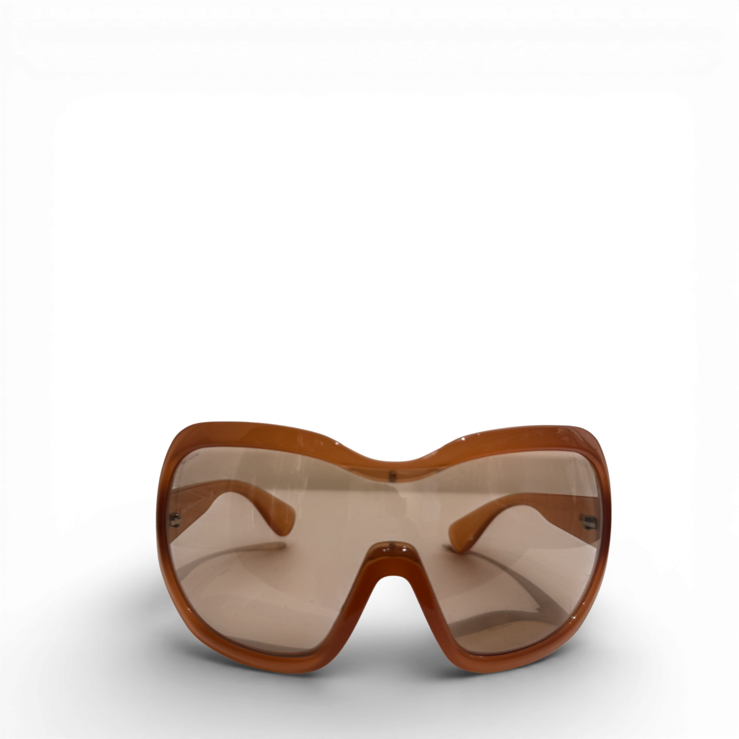 Prada FW11 Runway Illusion Shield Oversized Sunglasses