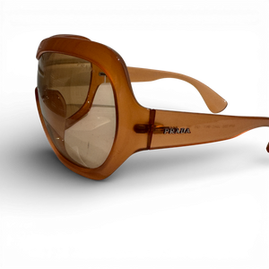Prada FW11 Runway Illusion Shield Oversized Sunglasses