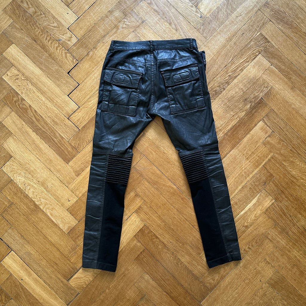 Rick Owens DRKSHDW FW15 Waxed Black Memphis Denim – Ākaibu Store