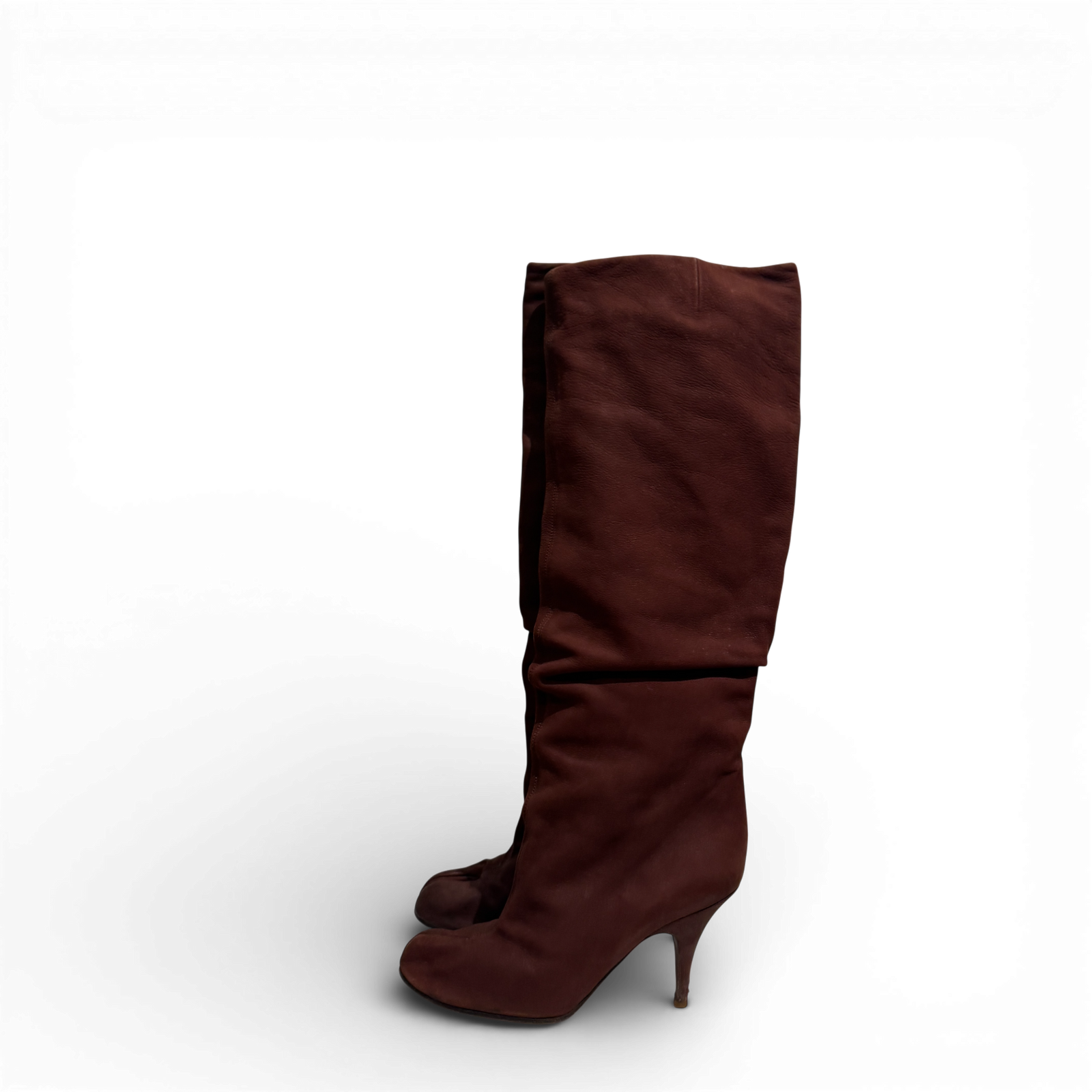 Maison Martin Margiela 2000s Tabi Knee High Brown