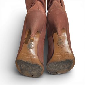 Maison Martin Margiela 2000s Tabi Knee High Brown