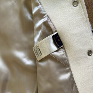 Louis Vuitton Cream Patched Bunny Varsity Jacket｜TikTok Search