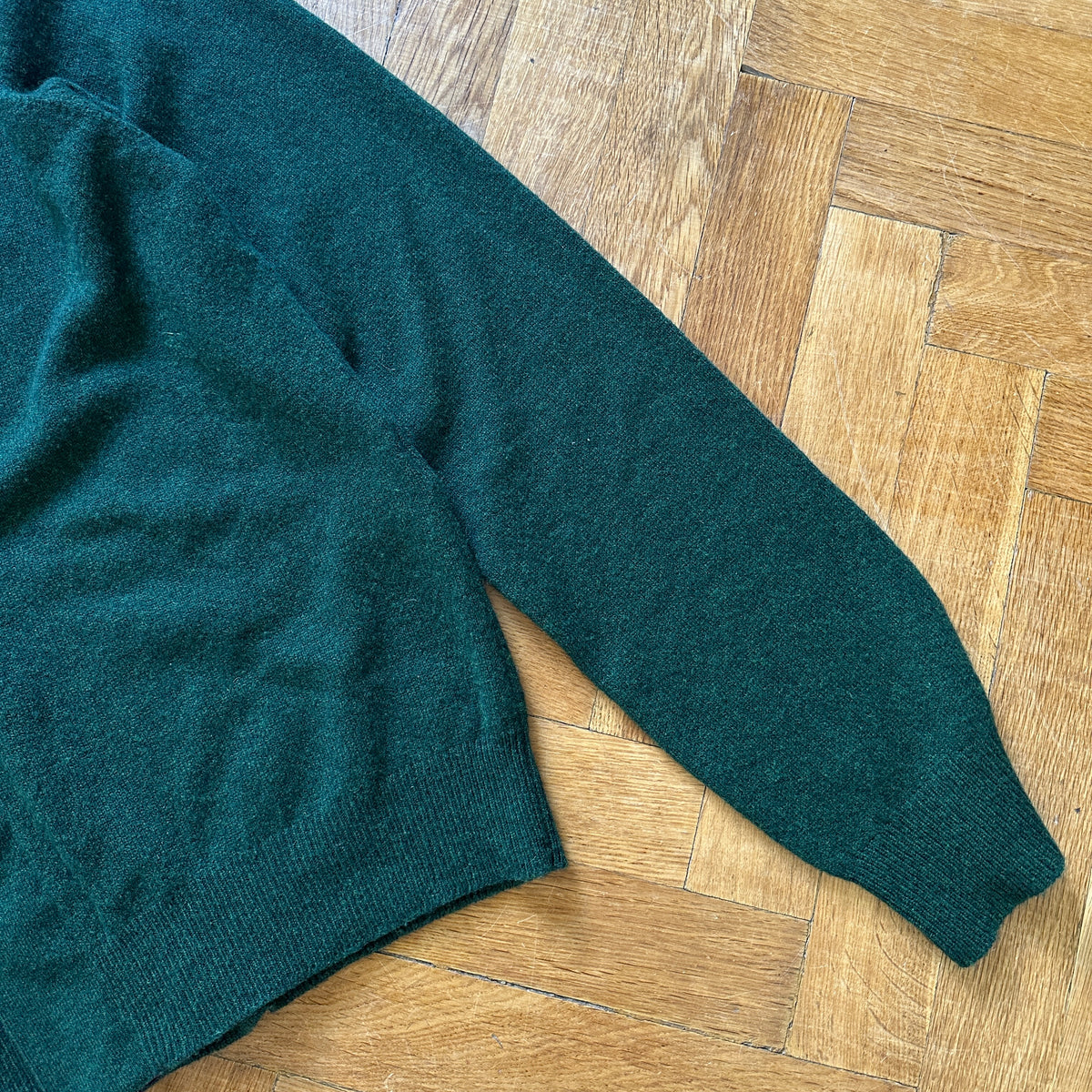 Haider Ackermann FW15 Cashmere Velvet Trim Zip Cardigan