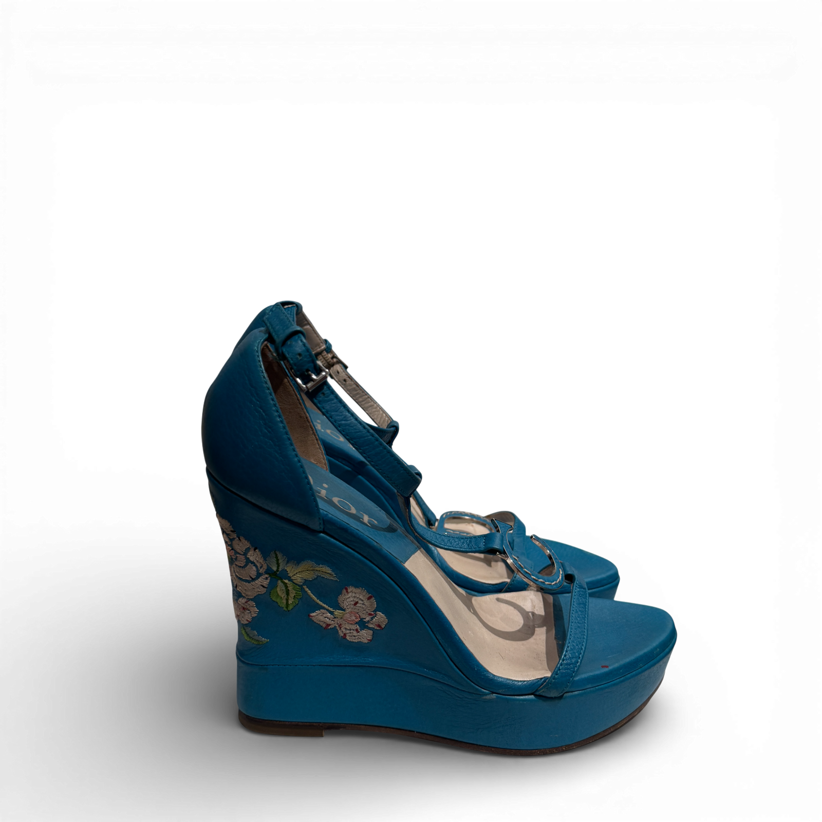 Christian Dior SS05 by John Galliano Floral Embroidered Heels