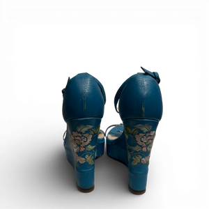 Christian Dior SS05 by John Galliano Floral Embroidered Heels