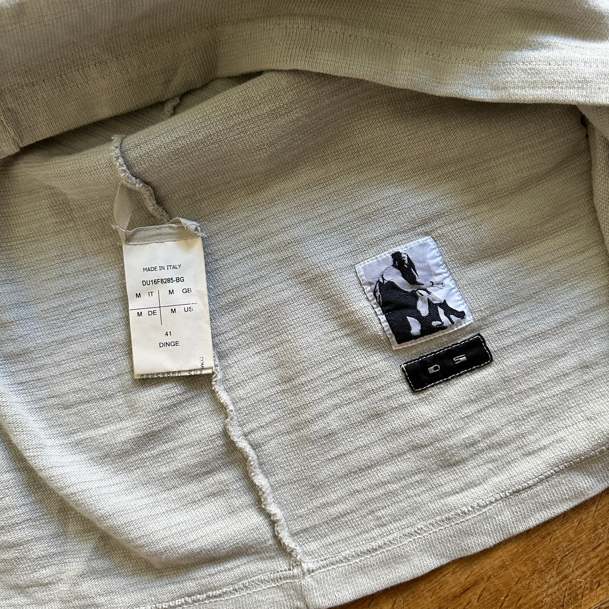 Rick Owens DRKSHDW FW16 Dinge Hoodie