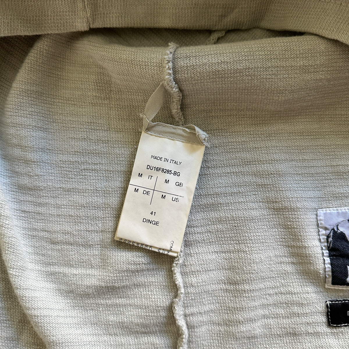 Rick Owens DRKSHDW FW16 Dinge Hoodie