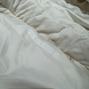 Helmut Lang AW98 White Hooded Down Parka