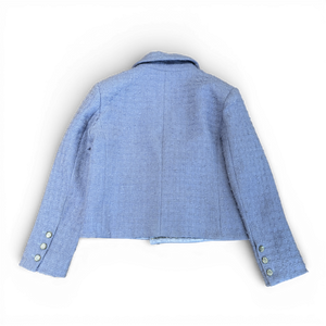 Chanel SS24 Boucle Logo Lapel Jacket Prototype