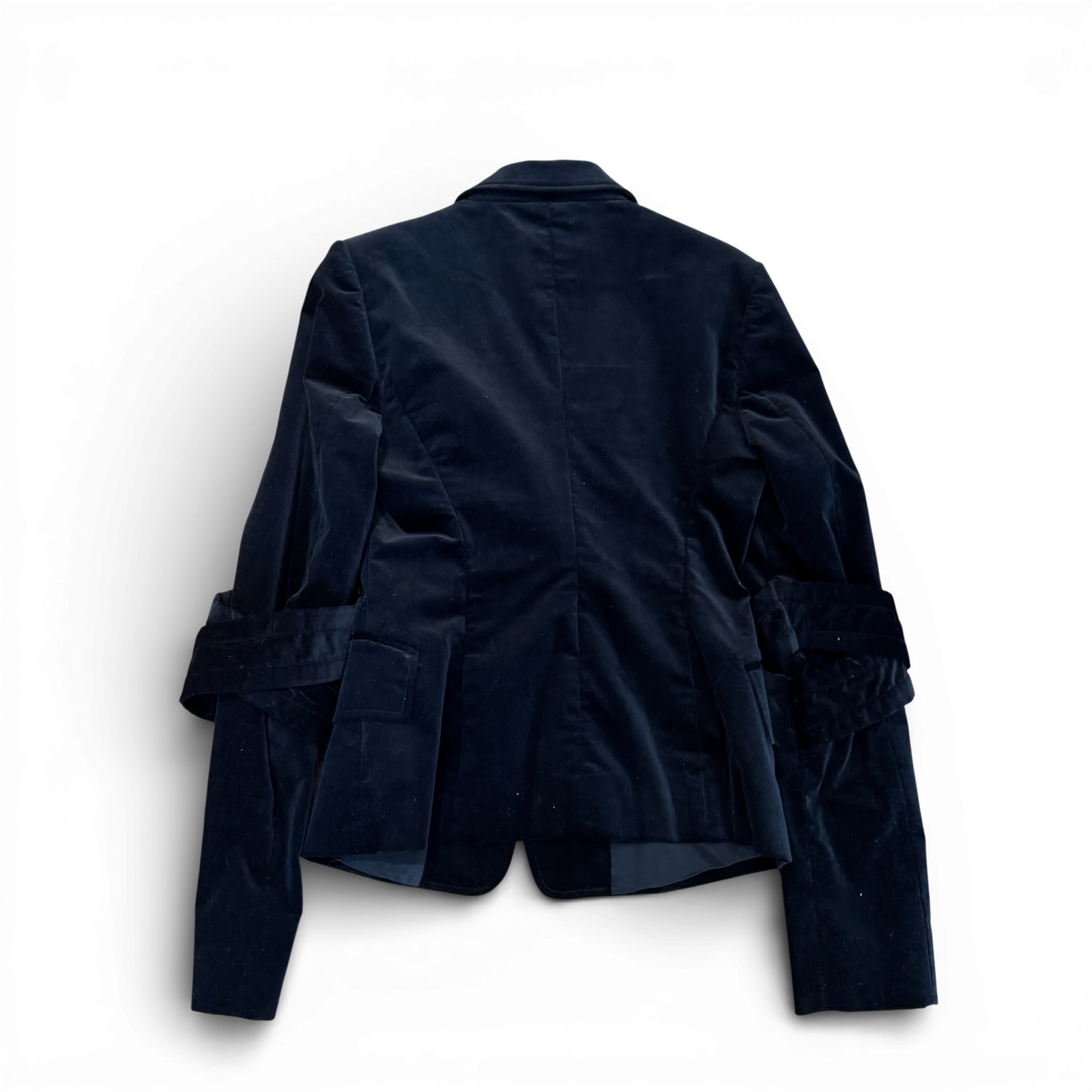 Gucci AW04 by Tom Ford Elbow Strap Black Velvet Jacket