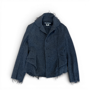 Junya Watanabe Comme Des Garcons FW03 Raw Hem Bow Detail Jacket