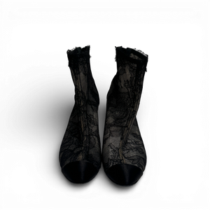 Chanel 2000s Lace Boots