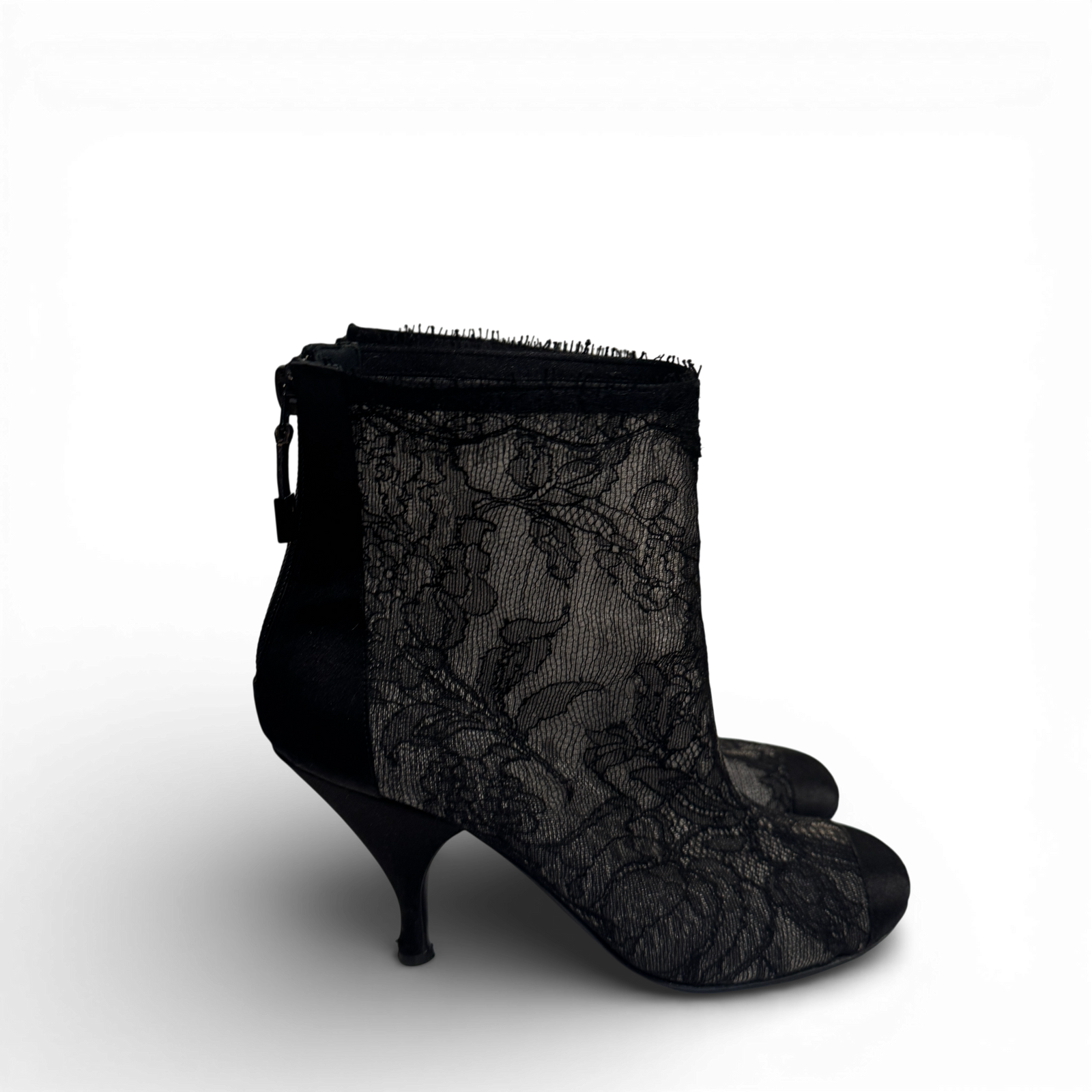 Chanel 2000s Lace Boots
