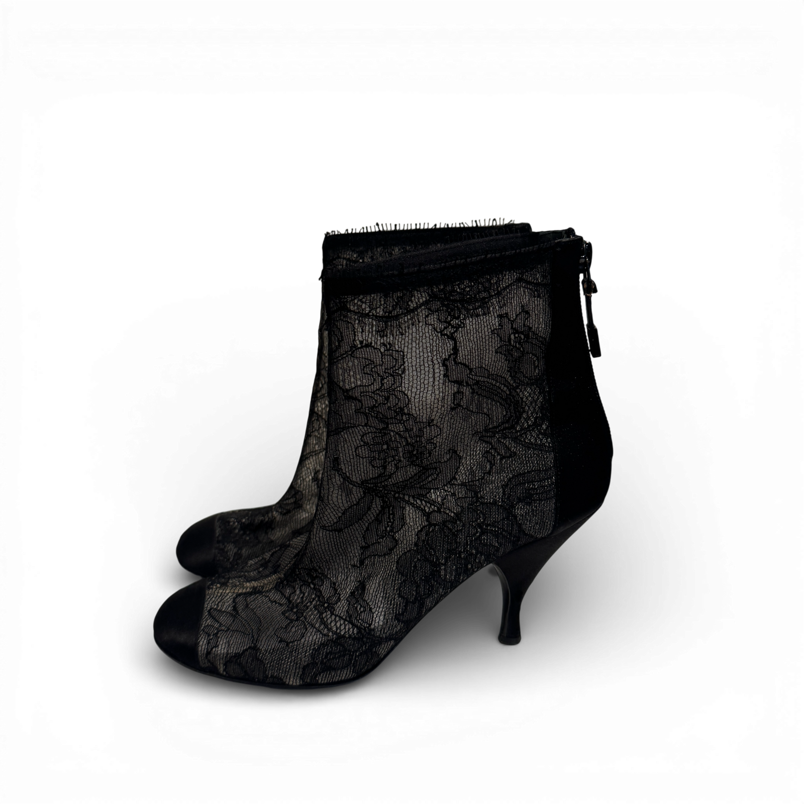 Chanel 2000s Lace Boots