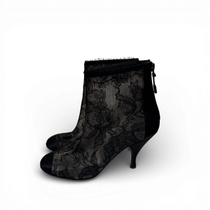Chanel 2000s Lace Boots