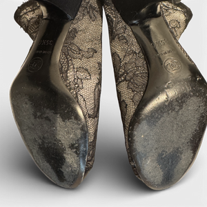 Chanel 2000s Lace Boots