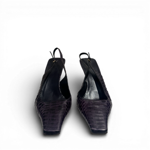 Gucci SS98 by Tom Ford Snakeskin Pointed Toe Heels