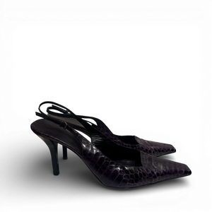 Gucci SS98 by Tom Ford Snakeskin Pointed Toe Heels