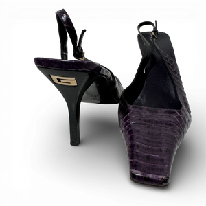 Gucci SS98 by Tom Ford Snakeskin Pointed Toe Heels