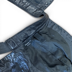 Helmut Lang 2000s Black Leather Bustier