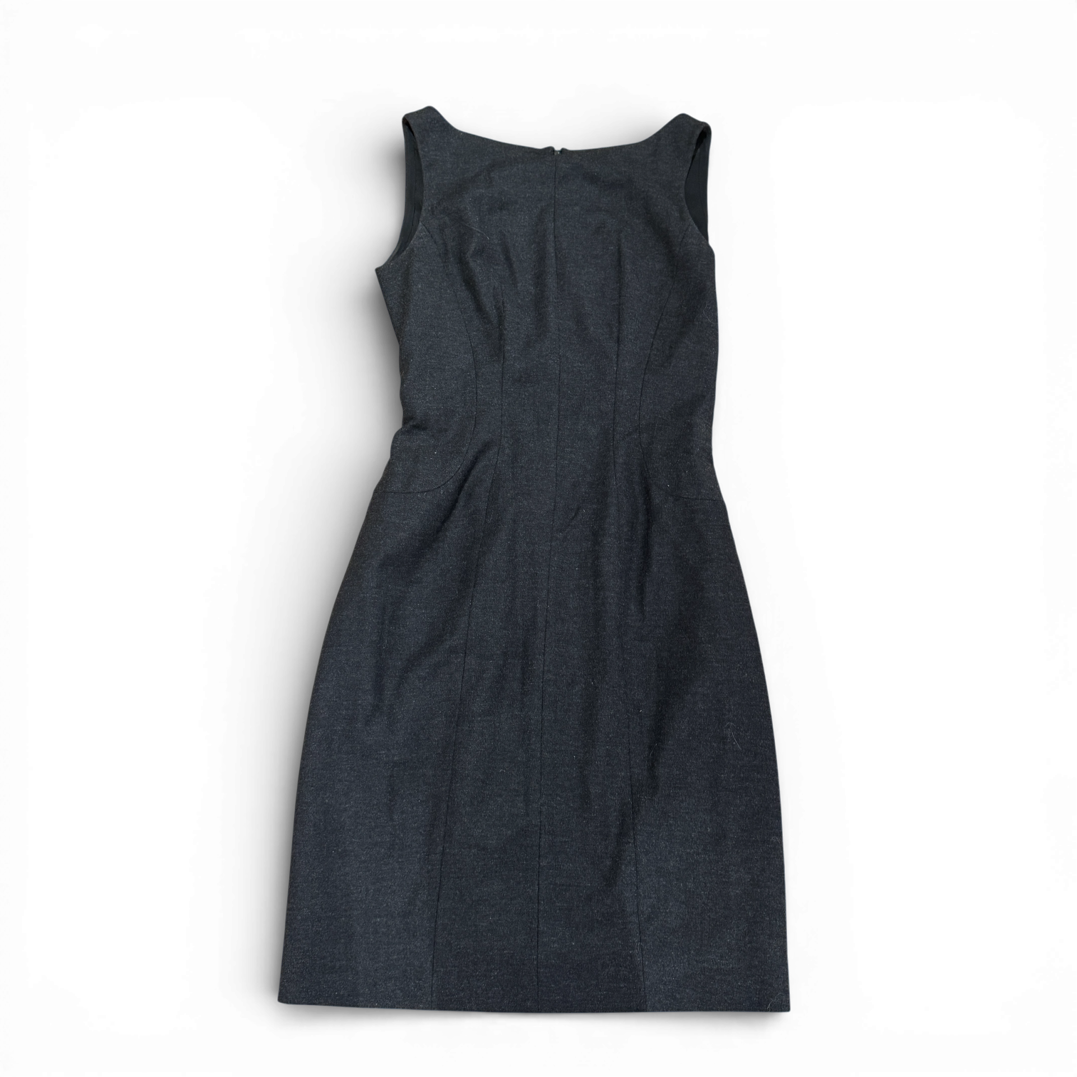 Prada 2000s Grey Wool Dress