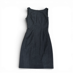 Prada 2000s Grey Wool Dress