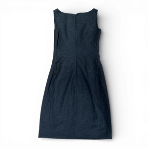 Prada 2000s Grey Wool Dress