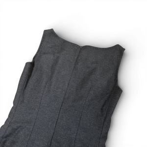 Prada 2000s Grey Wool Dress