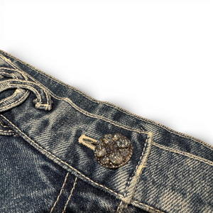 Chanel SS24 CC Logo Beltloop Washed Runway Denim