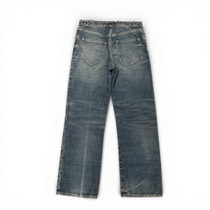 Chanel SS24 CC Logo Beltloop Washed Runway Denim