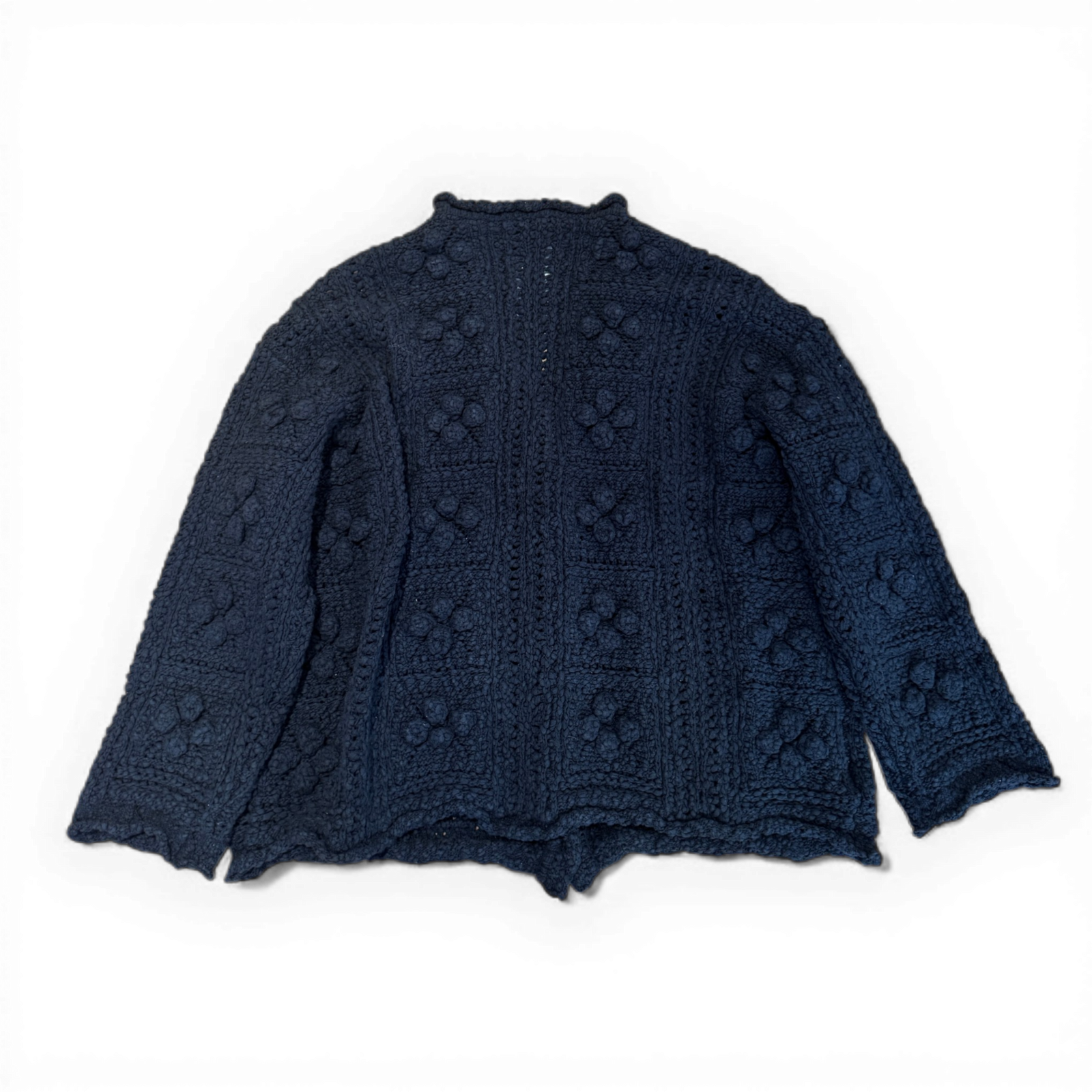 Chanel 2025 Cruise Black Crochet Knit Cardigan Sample